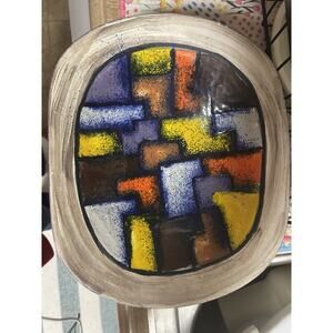 Bitossi Aldo Londi signed and numbered Vetrata pottery bowl CS 104/26